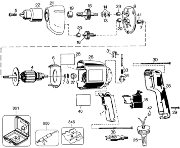 Part Location Diagram of 330075-25 Black and Decker KEYLESS CHUCK